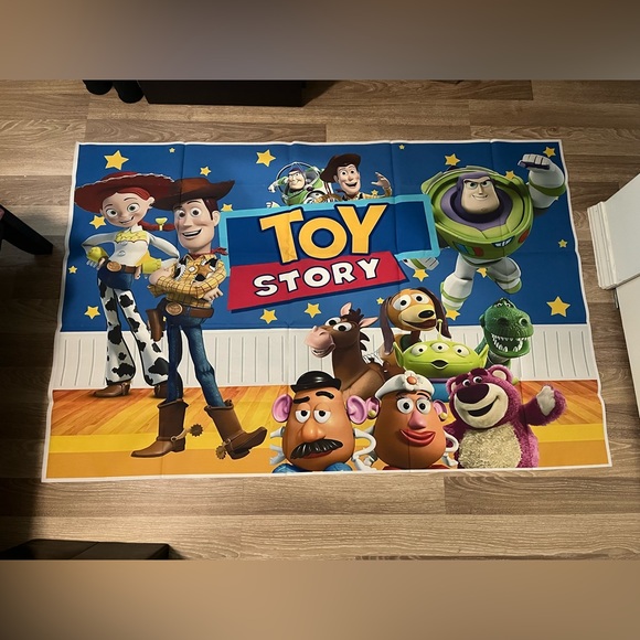 Toy Story Banner/Backdrop and Balloons - Picture 1 of 2